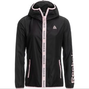 Reebok sky blue windbreaker jacket